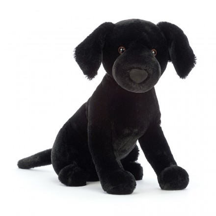 Black lab plush toy 2025